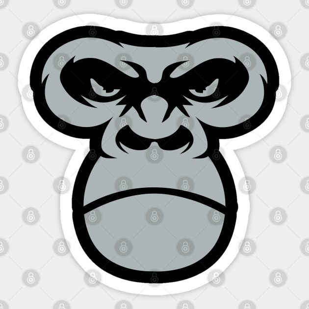 Gorilla Sticker by jasminemayer